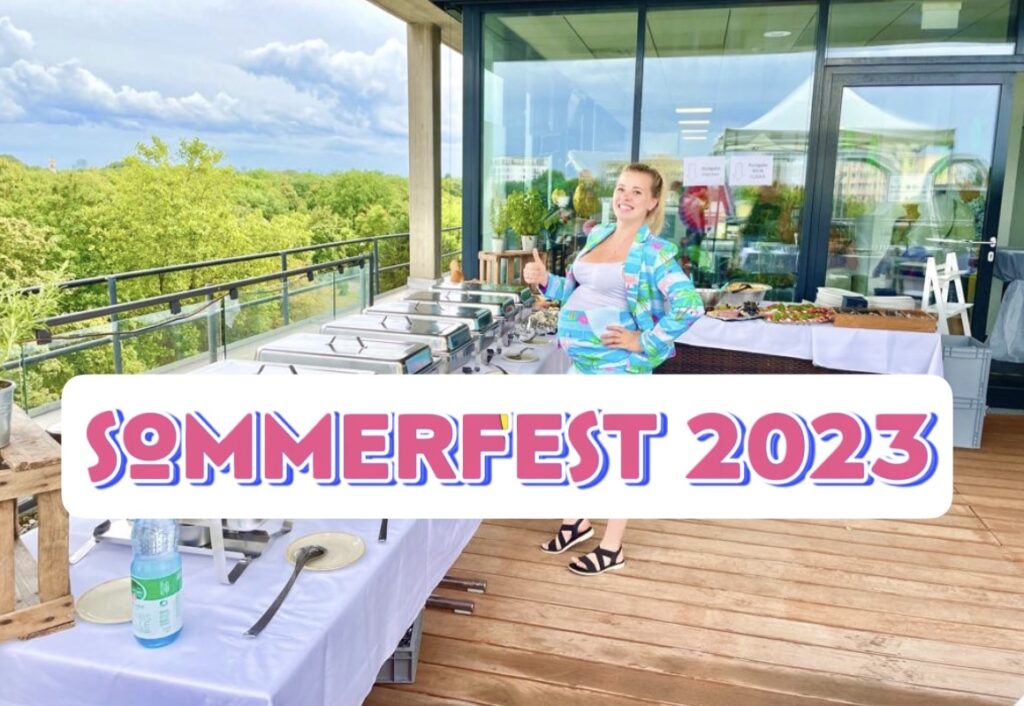 MOVEMENT FITNESS MÜNCHEN DACHTERRASSE SOMMERFEST 2023 bei tollem Wetter