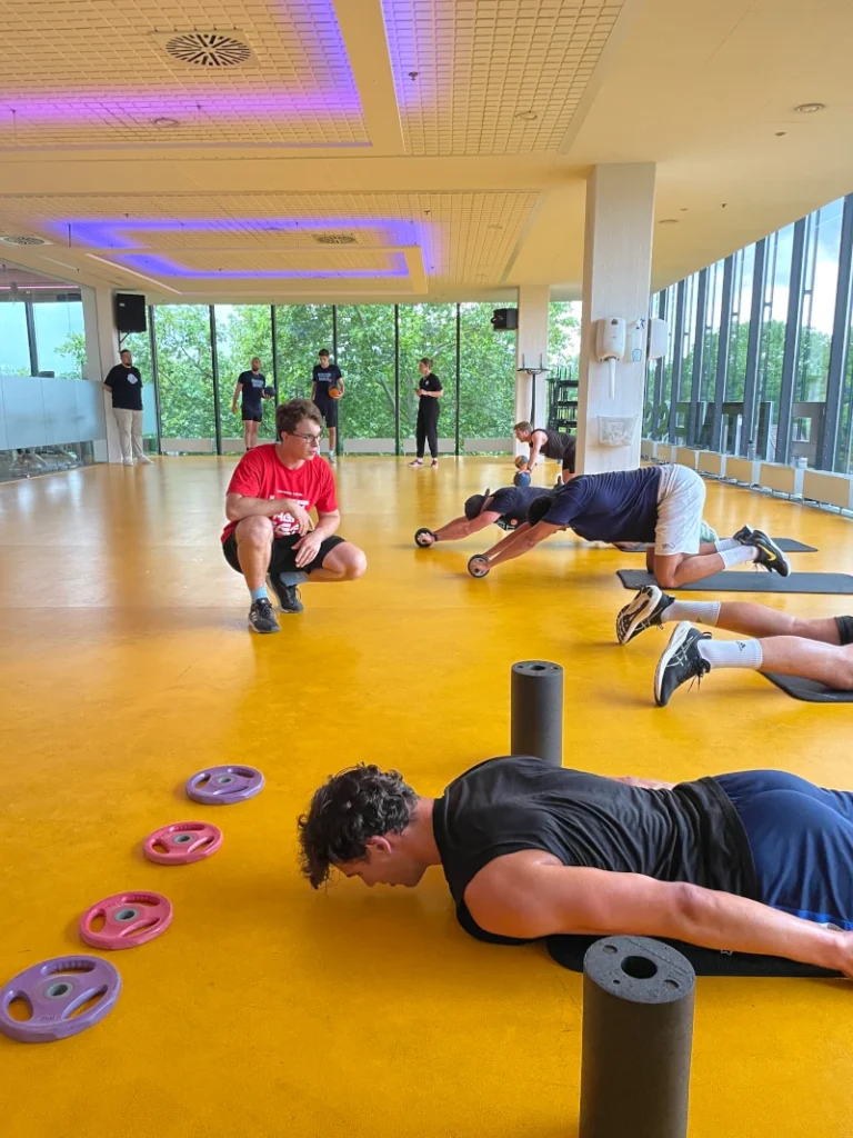 Athletik Training mit den Basketballern des München Basket