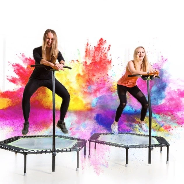 Jumping Fitness für Frauen in München.