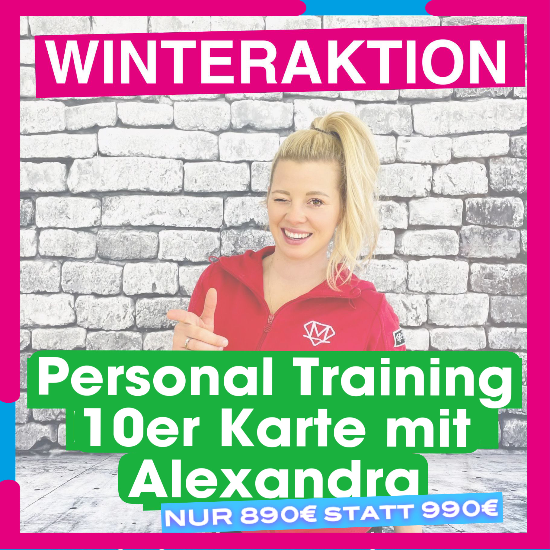 10er Karte PERSONAL TRAINING mit Alexandra